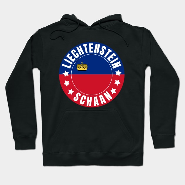 Schaan Liechtenstein Hoodie by footballomatic